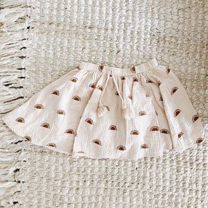 Rylee + Cru Mini Skirt Sunset , size 8/9